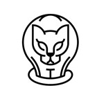 кошка сидящая